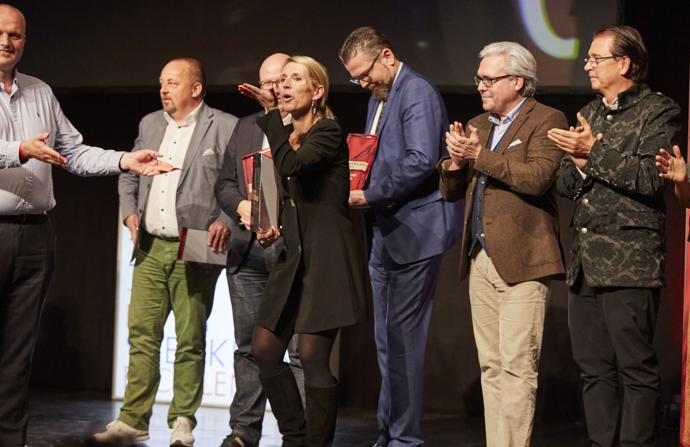 Gewinnerin Speaker Slam 2019 Stefanie Scheel sprachgewandt